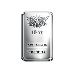 10oz Silver bar, .999 fine