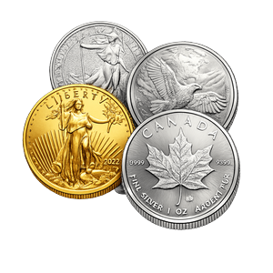 Sovereign gold and silver coins